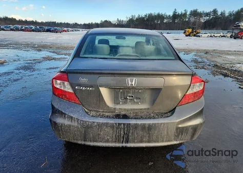 2012 Honda Civic Lx from USA, damaged, VIN 2HGFB2F5XCH596612